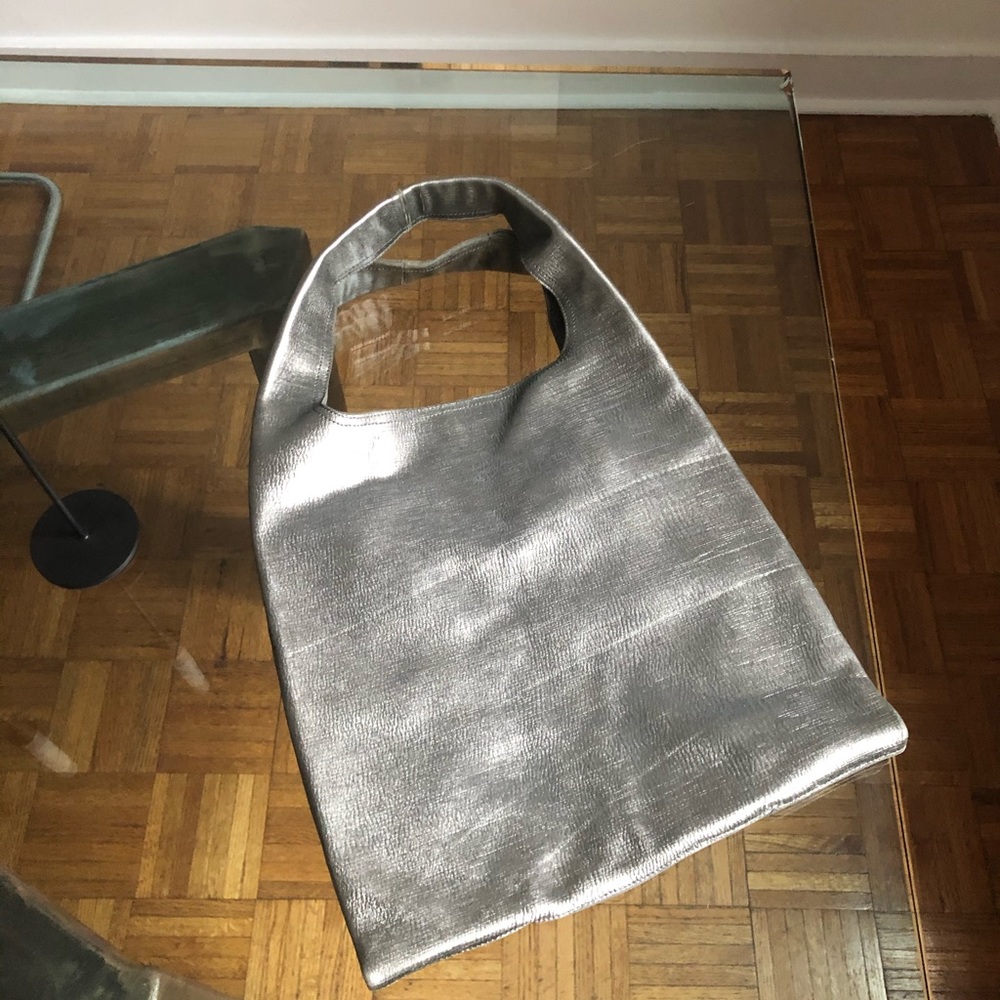 Alexander Wang Silver Leather Bag